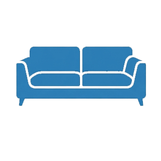 Ikona sedací soupravy